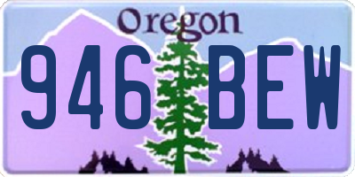 OR license plate 946BEW