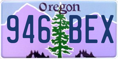 OR license plate 946BEX
