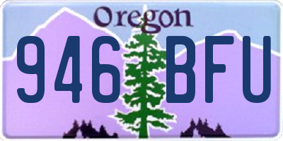 OR license plate 946BFU