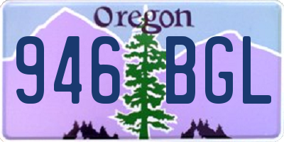OR license plate 946BGL