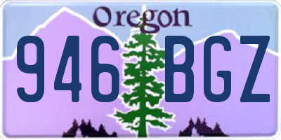 OR license plate 946BGZ