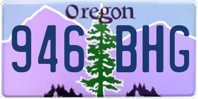OR license plate 946BHG