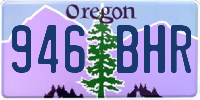 OR license plate 946BHR