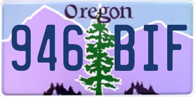 OR license plate 946BIF