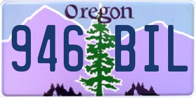OR license plate 946BIL