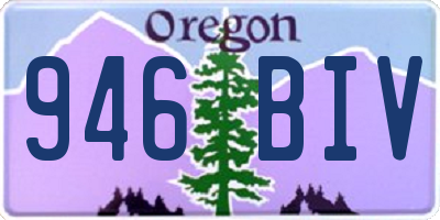 OR license plate 946BIV