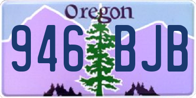 OR license plate 946BJB