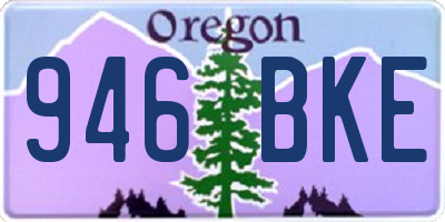 OR license plate 946BKE