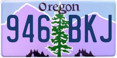 OR license plate 946BKJ