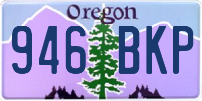 OR license plate 946BKP