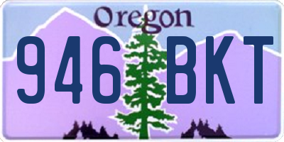 OR license plate 946BKT