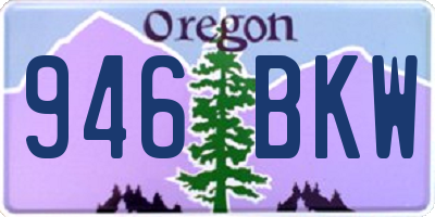 OR license plate 946BKW