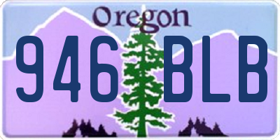 OR license plate 946BLB