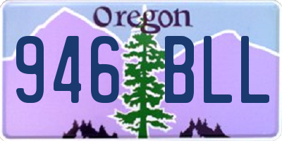 OR license plate 946BLL