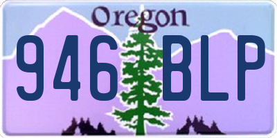 OR license plate 946BLP