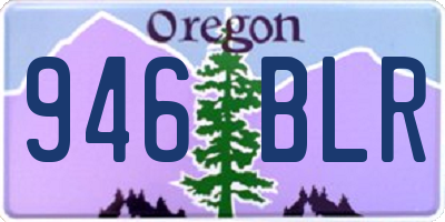 OR license plate 946BLR
