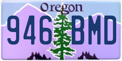 OR license plate 946BMD