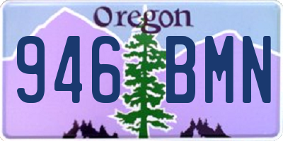 OR license plate 946BMN