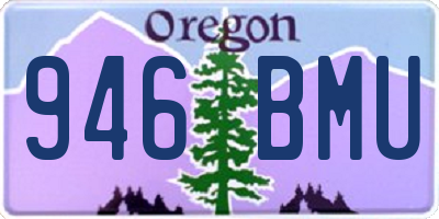OR license plate 946BMU