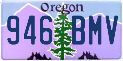 OR license plate 946BMV
