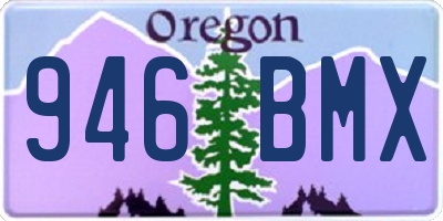 OR license plate 946BMX