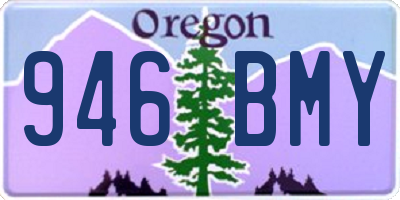 OR license plate 946BMY