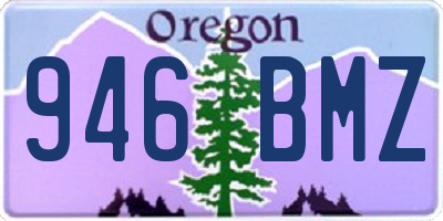 OR license plate 946BMZ