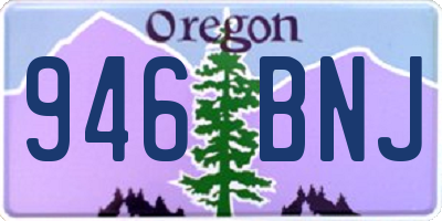 OR license plate 946BNJ