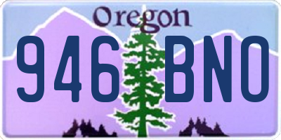 OR license plate 946BNO