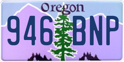 OR license plate 946BNP