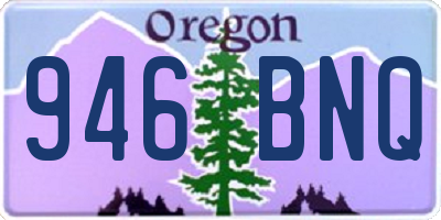 OR license plate 946BNQ
