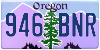 OR license plate 946BNR