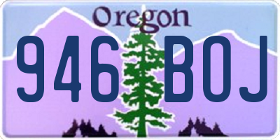 OR license plate 946BOJ