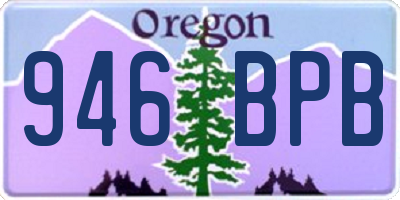 OR license plate 946BPB