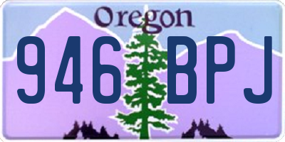 OR license plate 946BPJ