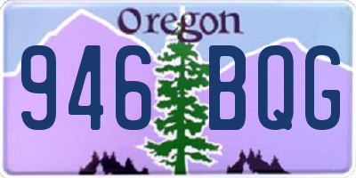 OR license plate 946BQG