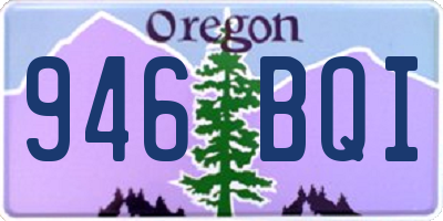 OR license plate 946BQI