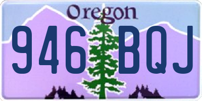 OR license plate 946BQJ