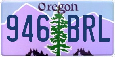 OR license plate 946BRL