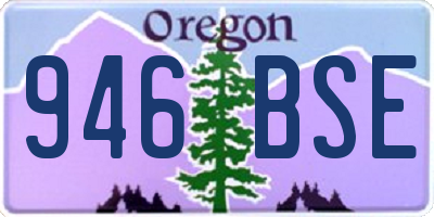 OR license plate 946BSE