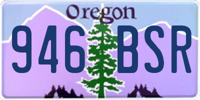 OR license plate 946BSR