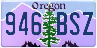 OR license plate 946BSZ