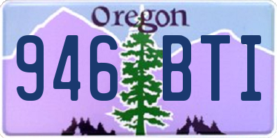 OR license plate 946BTI