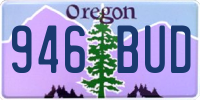 OR license plate 946BUD