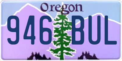 OR license plate 946BUL
