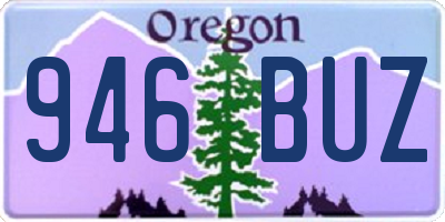 OR license plate 946BUZ