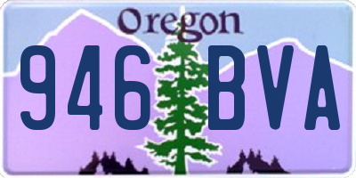 OR license plate 946BVA