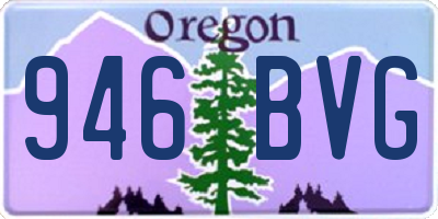 OR license plate 946BVG