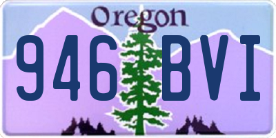OR license plate 946BVI