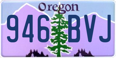 OR license plate 946BVJ